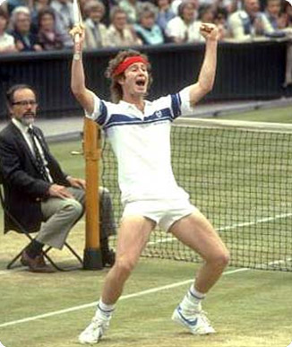 john mcenroe was a famous tennis player
